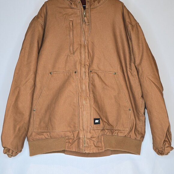 Polar King Fleece Lined Insulated Duck Jacket, Men's XL, NWT - Picture 3 of 9